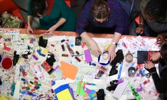 A workshop in the Clore Learning Studio at Kettle's Yard